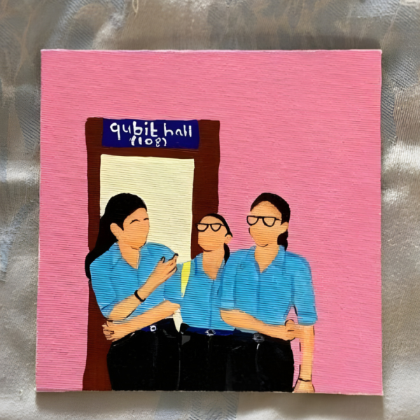 Custom Group Portrait - Friendship Memories on Canvas - Image 2